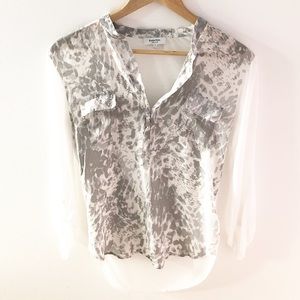 Aritzia Babaton 100% Silk Blouse
